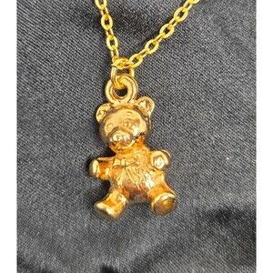 Ifc Teddy Bear Necklace 18 In J163
